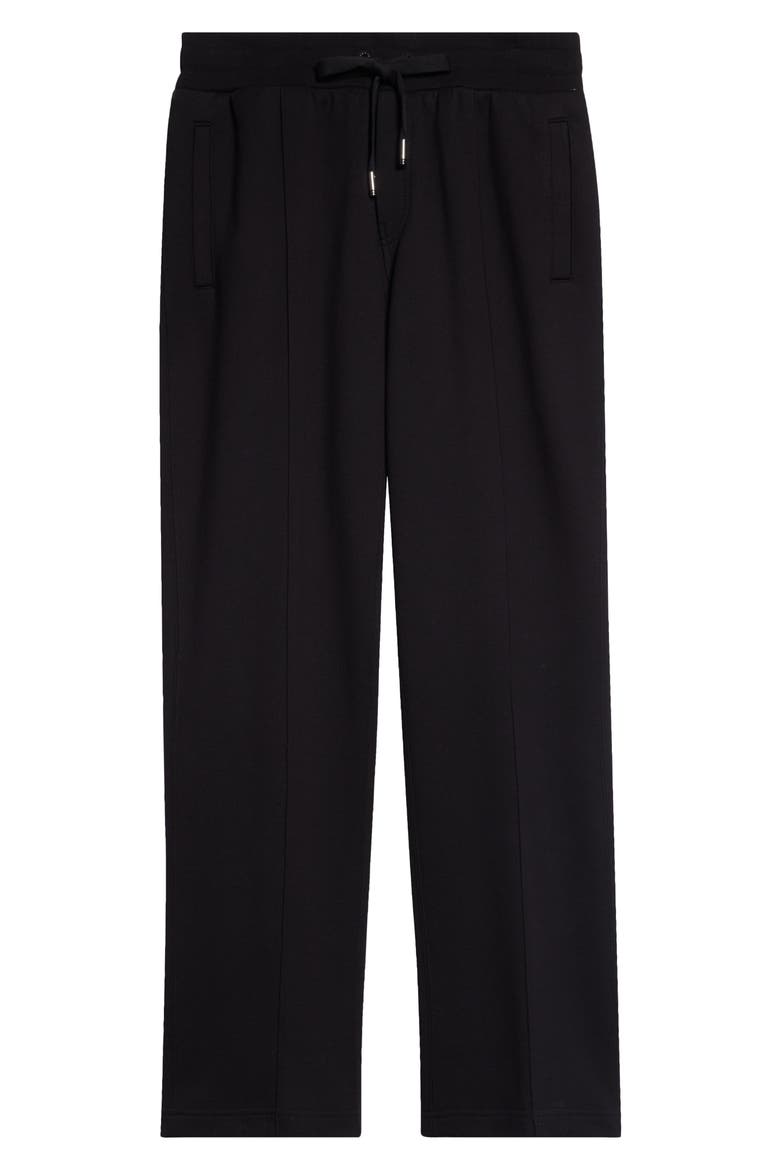 Logo Plate Pants, Alternate, color, NERO