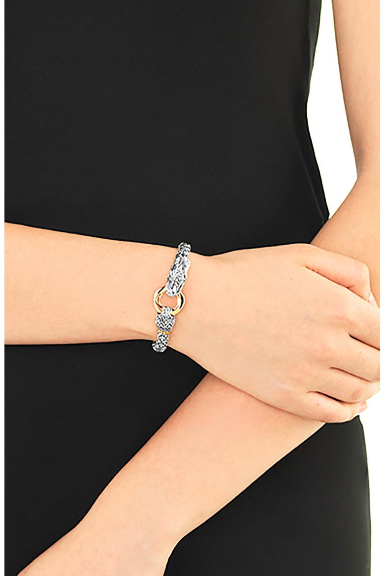 Legends Naga 6mm Station Bracelet, Alternate, color, SILVER
