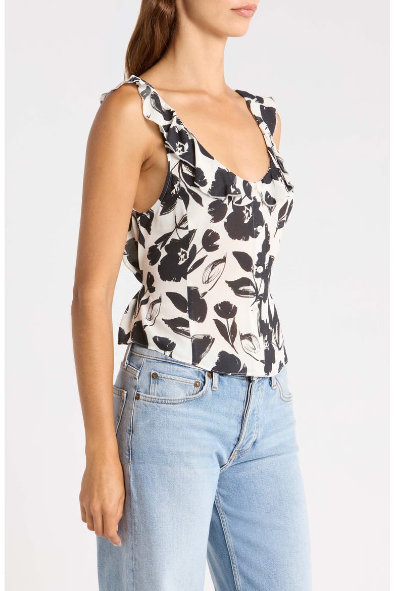 The Love Note Floral Top, Alternate, color, BRUSHED NEUTRAL FLORAL