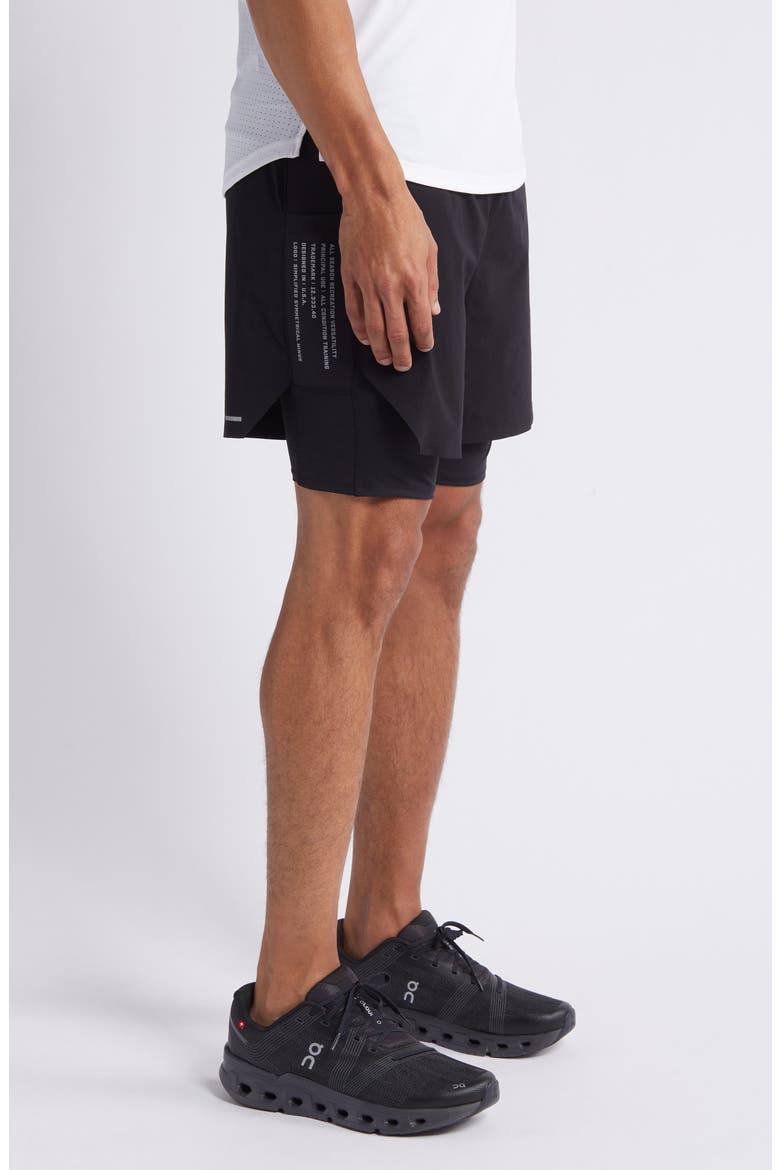 Aerotex Hybrid Liner Shorts, Alternate, color, BLACK/ BLACK