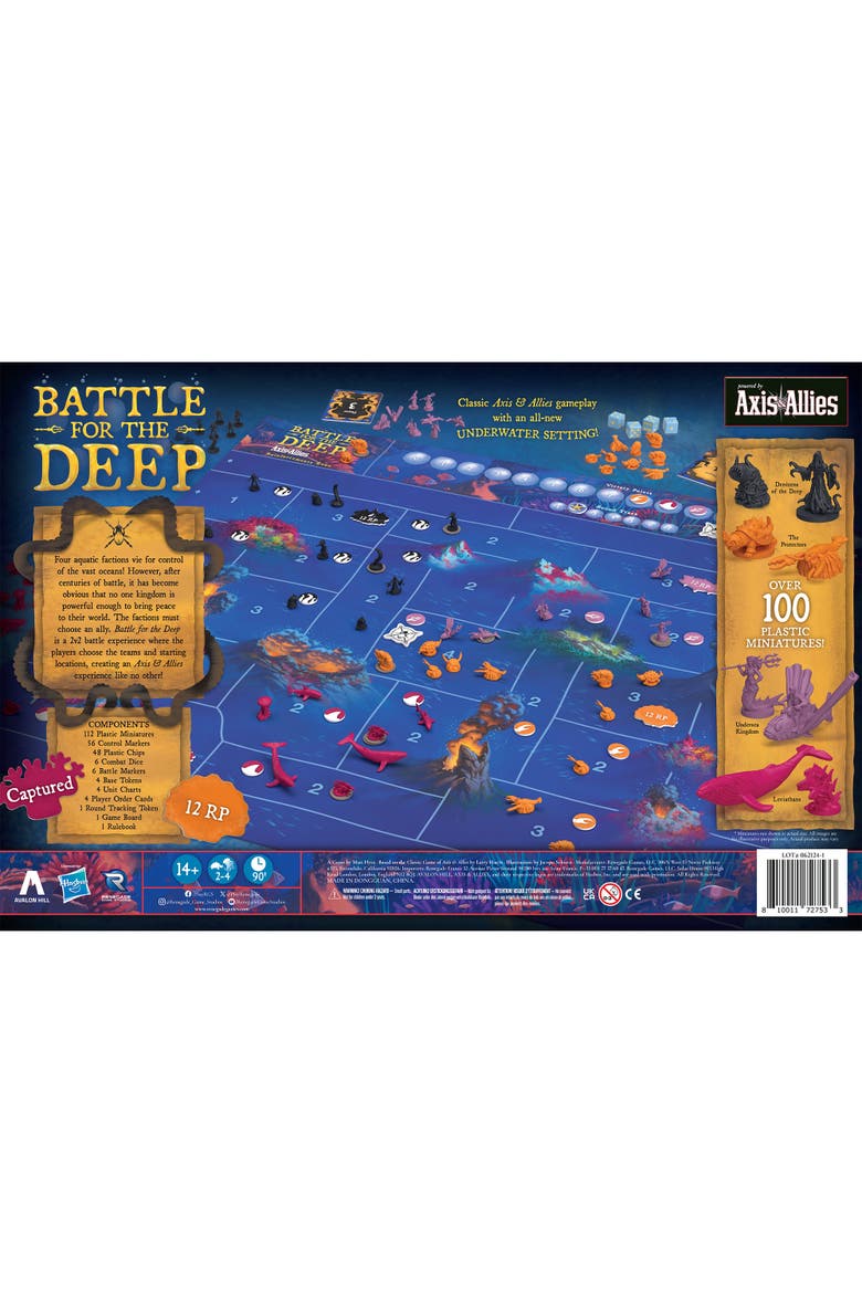 Renegade Games Battle For The Deep - Powered by Axis & Allies, Board Game, Alternate, color, Multicolored