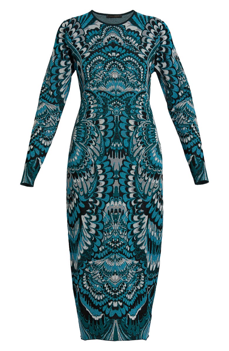 Marina Rinaldi Embellished Sweater Dress, Alternate, color,