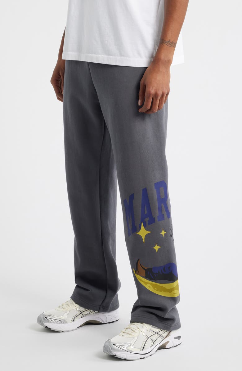 MARKET Night Rider Graphic Sweatpants, Alternate, color, Asphalt