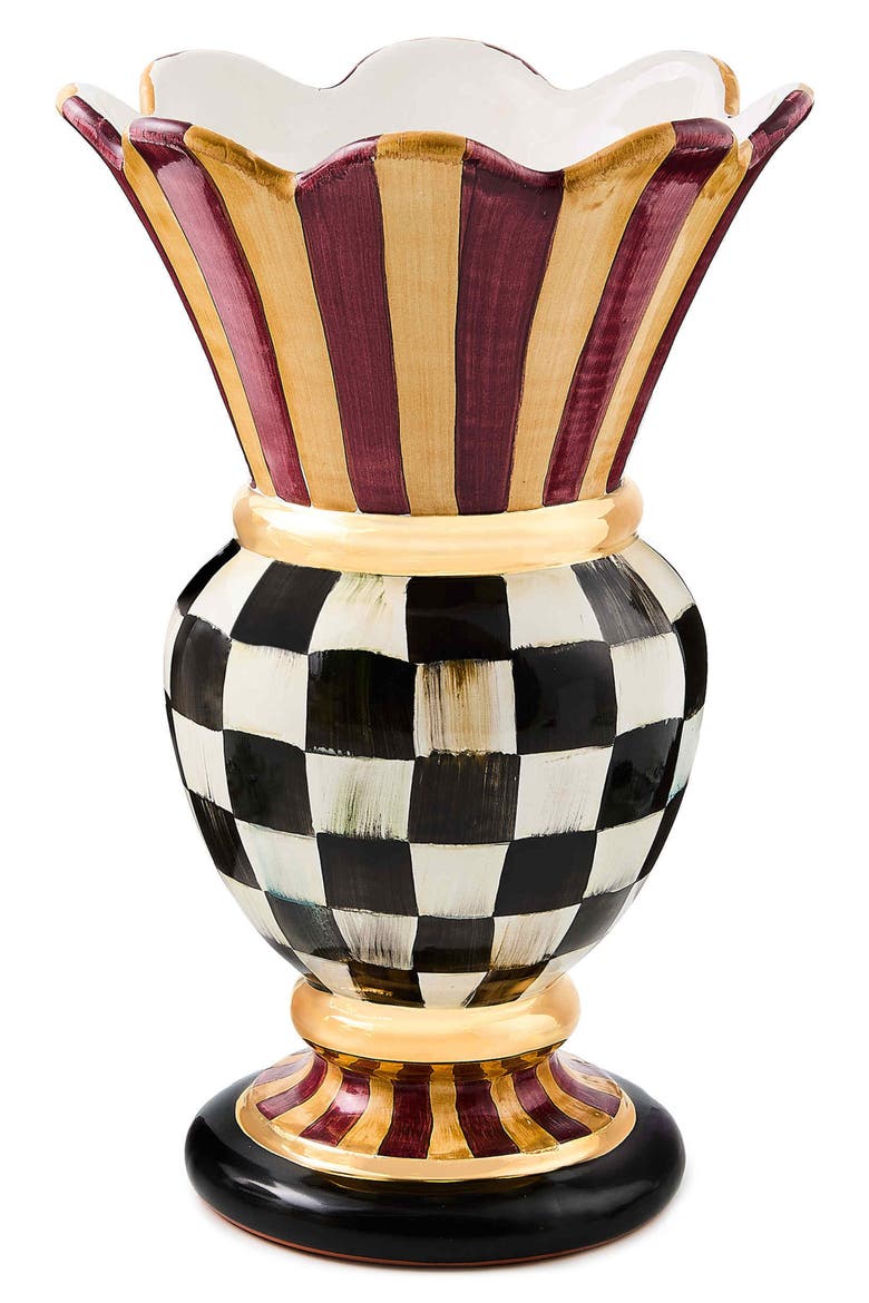Great Ceramic Vase, Main, color, BLACK/ WHITE