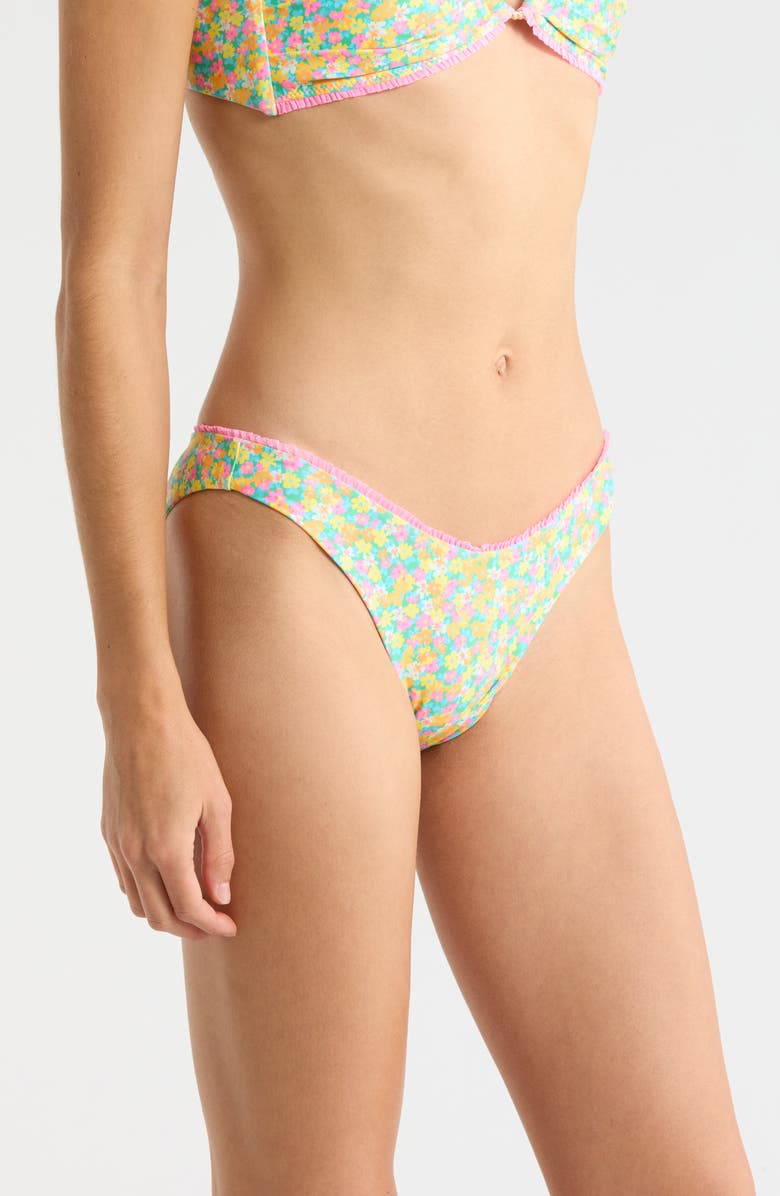 Kulani Kinis Decorative Minimalist Bikini Bottoms, Alternate, color, Hula Honey