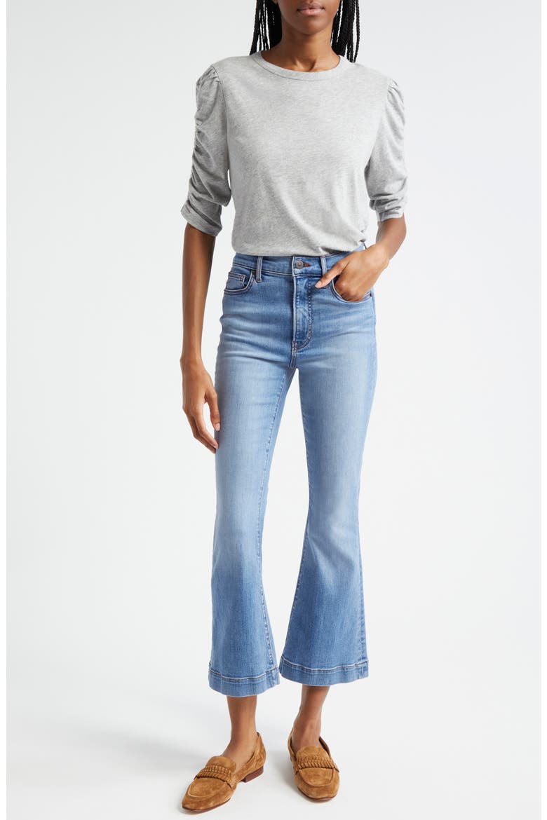 Carson High Waist Ankle Flare Jeans, Alternate, color, AMETHYST