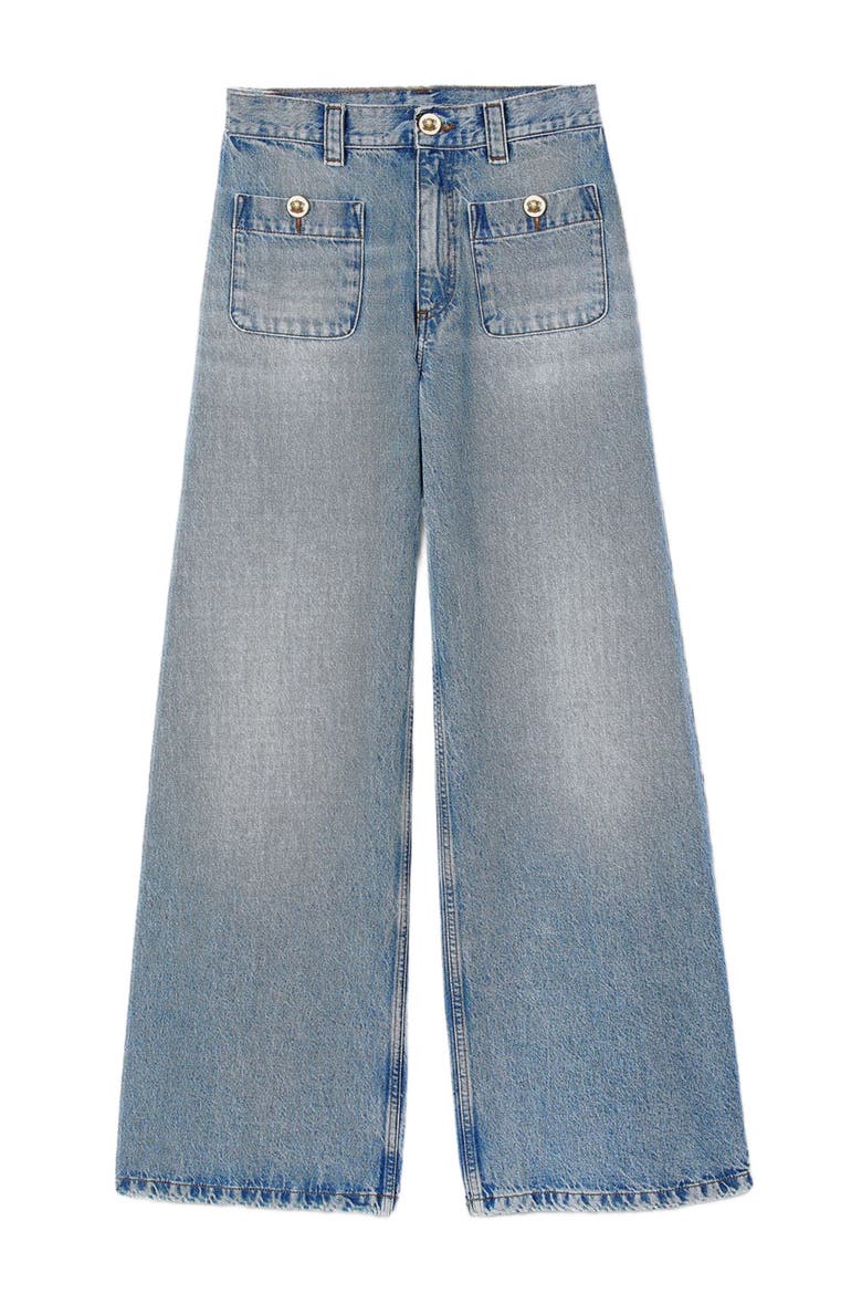 Faded jeans, Alternate, color, Blue jean