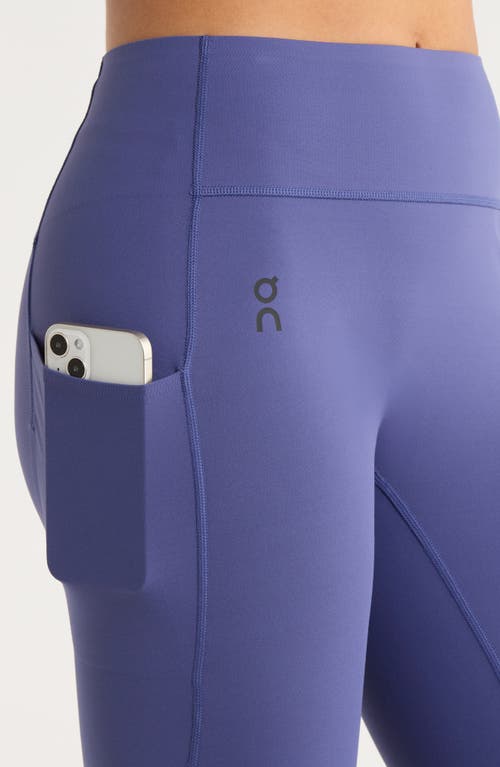 On Studio Crop Leggings In Purple