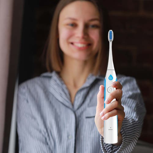 Pursonic Electric Smart Series Rechargeable Toothbrush With Uv Sanitizing Function In White