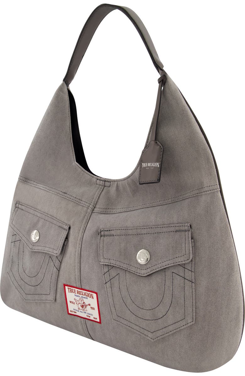 True Religion Horseshoe Pocket Hobo Bag, Alternate, color,