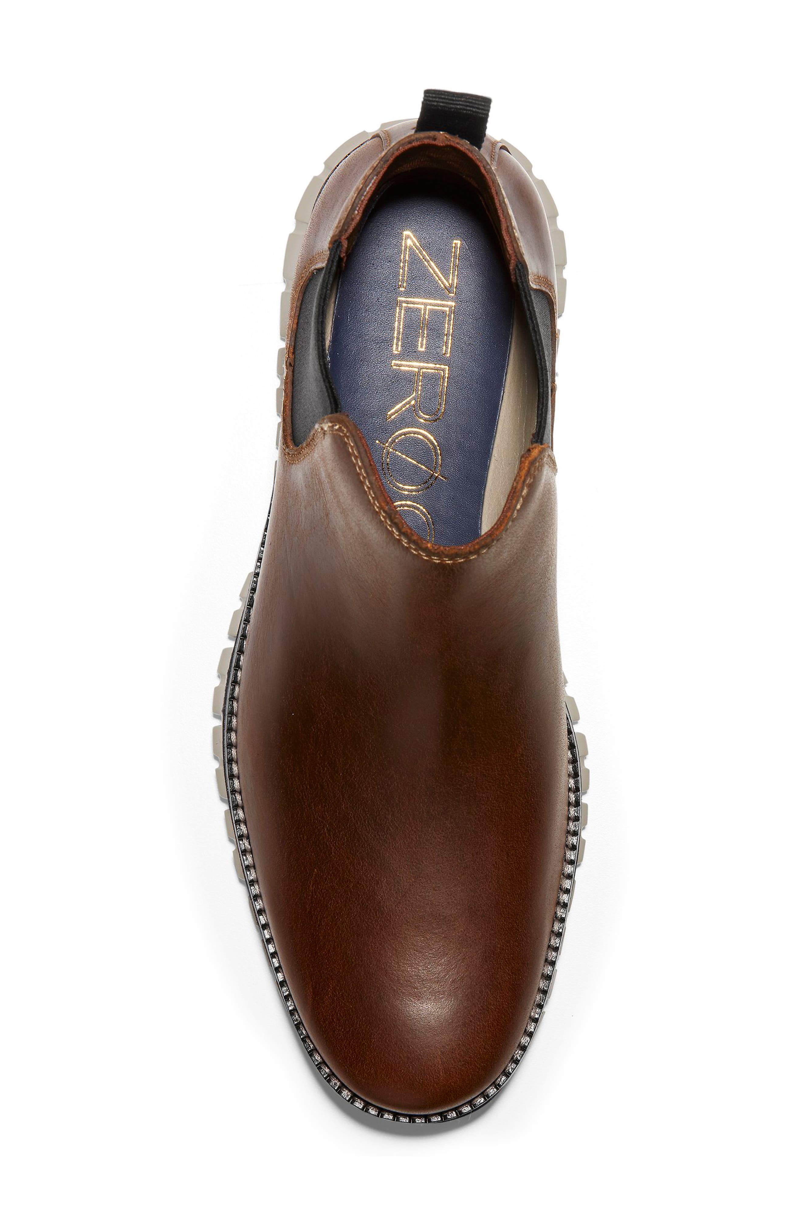 ZeroGrand Waterproof Chelsea Boot, Alternate, color, BOURBON LEATHER/ HAWTHORN
