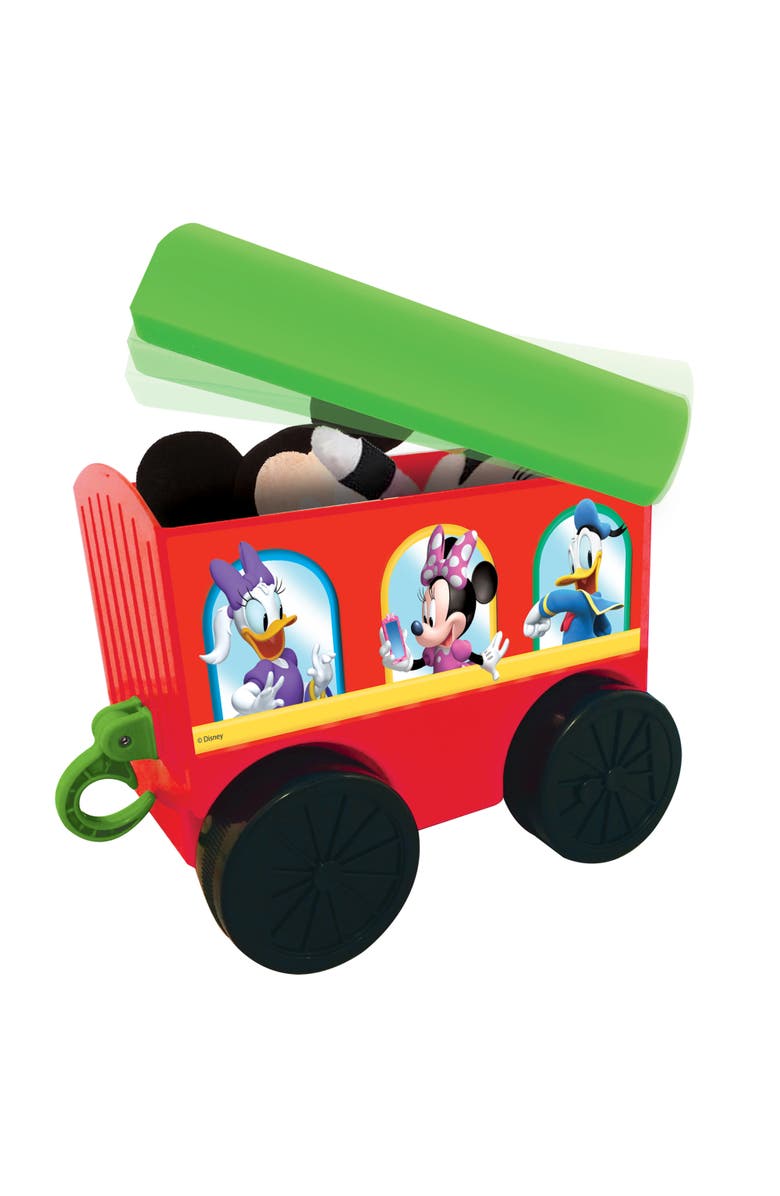 Kiddieland Disney Mickey Mouse 2In1 Battery powered Rideon Choo Choo Train, Alternate, color, Multicolored