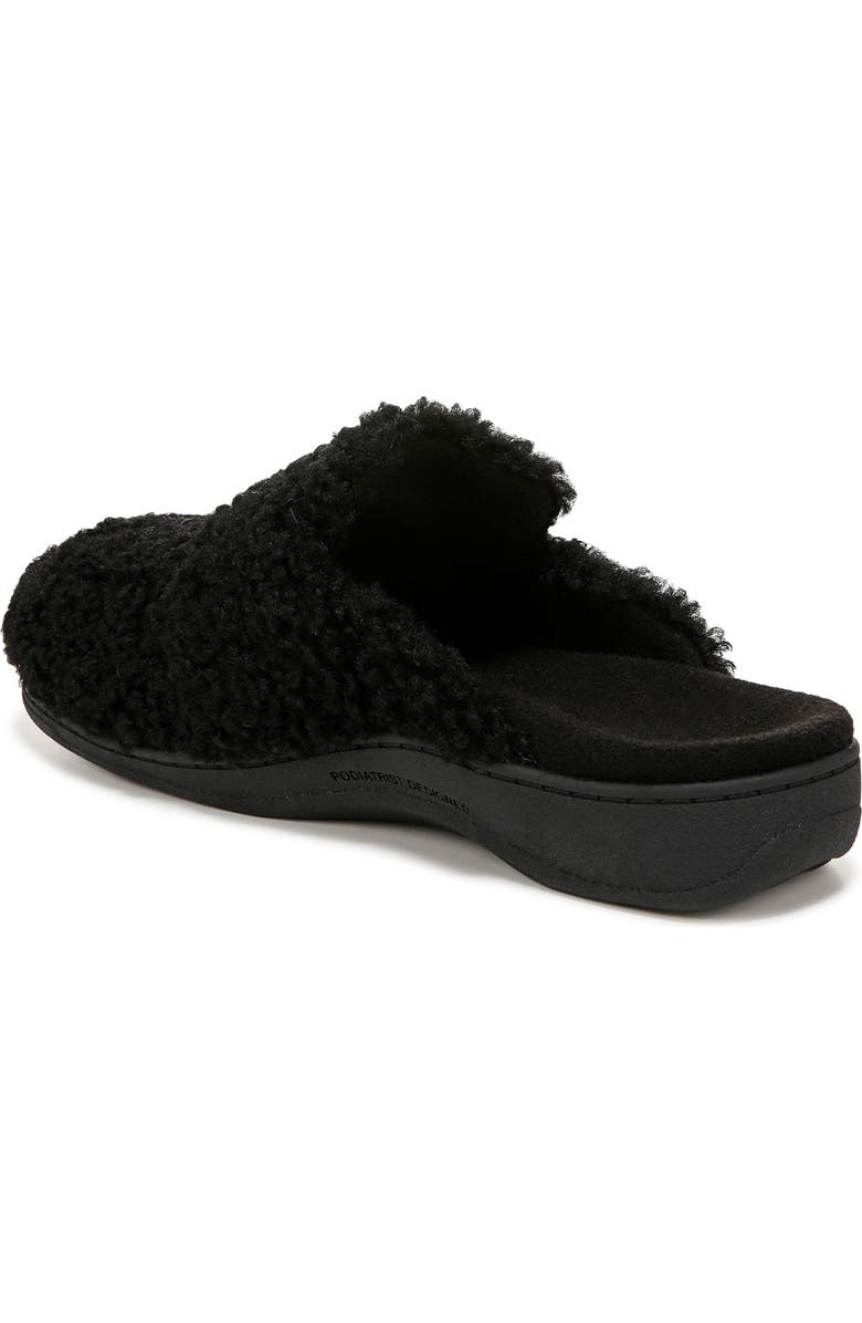 Vionic Gemma II Mule, Alternate, color, Black Shearling