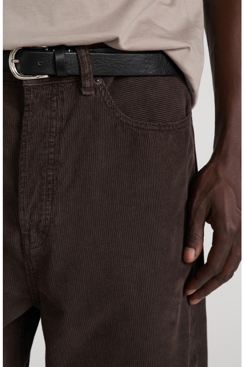 The Baggy Corduroy Jeans, Alternate, color, MUD GREY