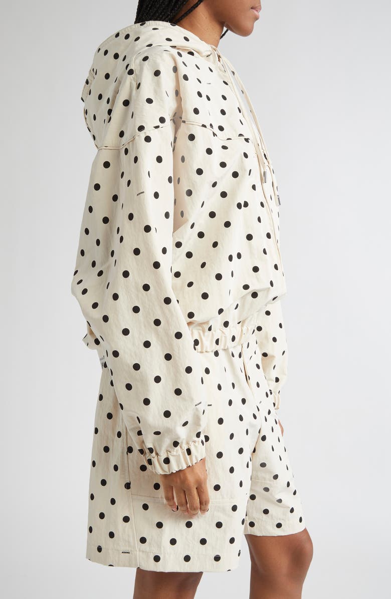 Jacquemus The Bateau Polka Dot Windbreaker, Alternate, color,