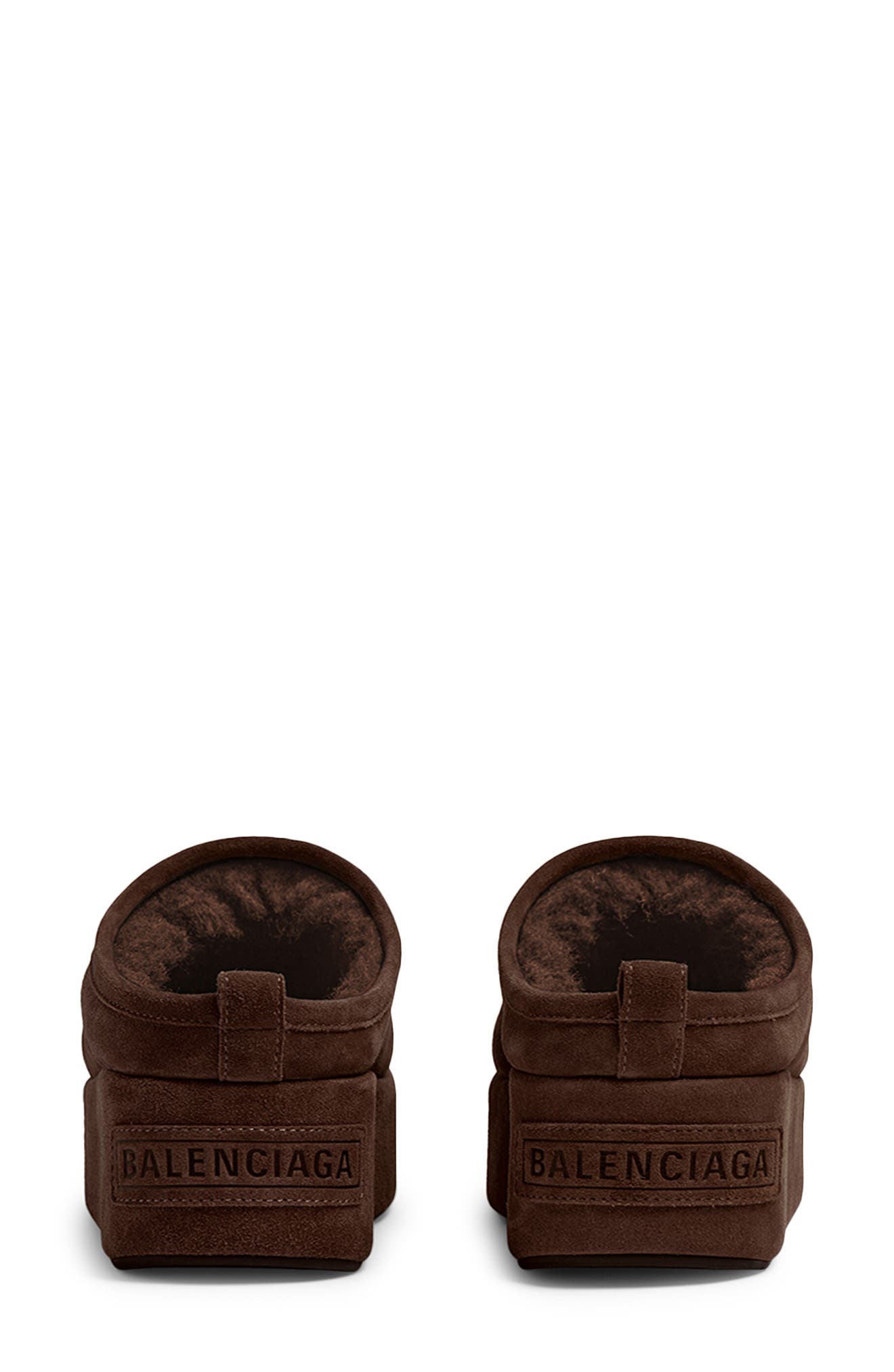 Balenciaga Alaska Slide Platform Clog, Alternate, color, 2929 Khaki Brown