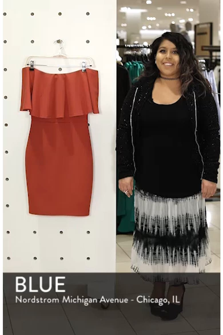 Ruffle Off the Shoulder Body-Con Dress video