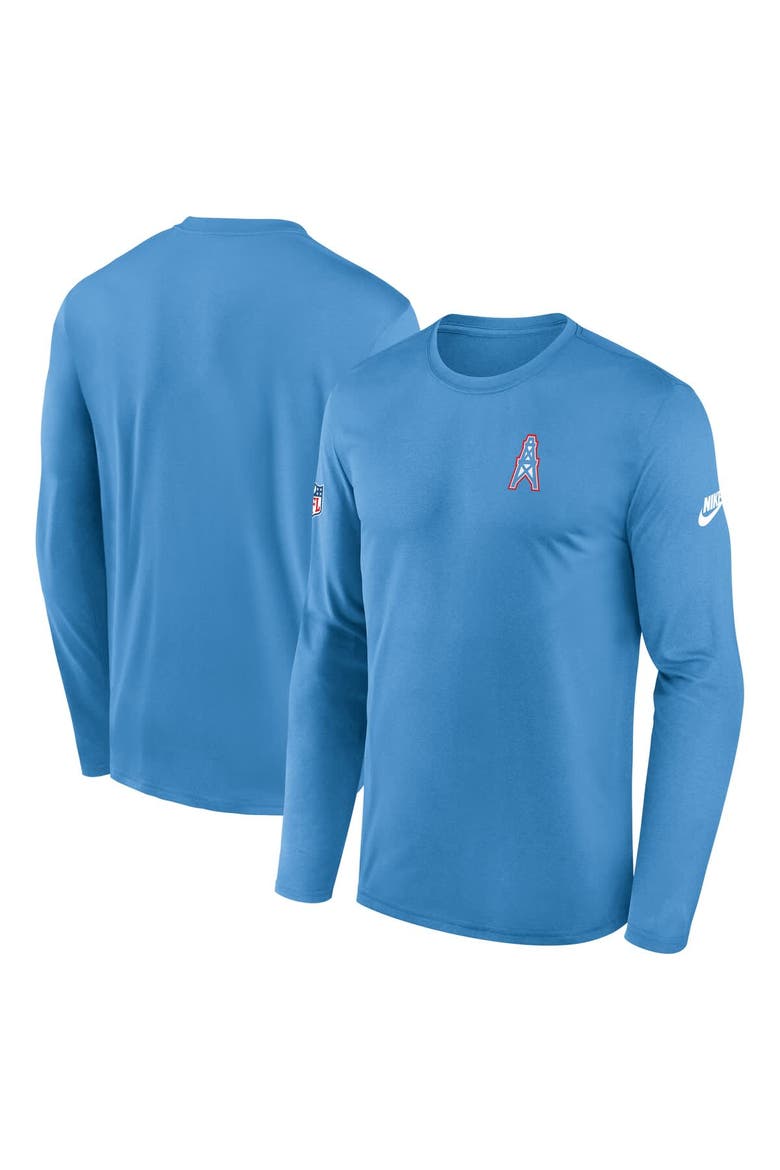 Men's Nike Navy Tennessee Titans Legend Small Logo Performance Long Sleeve T-Shirt, Alternate, color, Navy