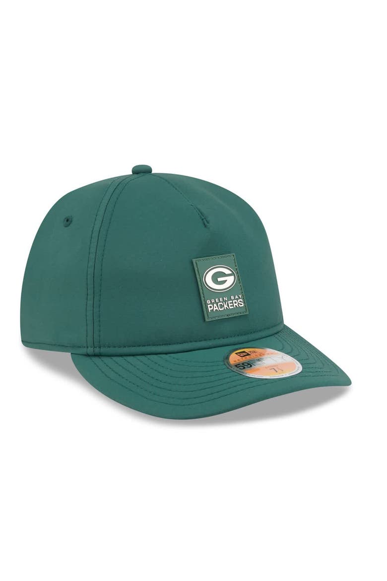 Men's New Era Green Green Bay Packers 2025 Sideline  Retro Crown 59FIFTY Fitted Hat, Alternate, color, Green