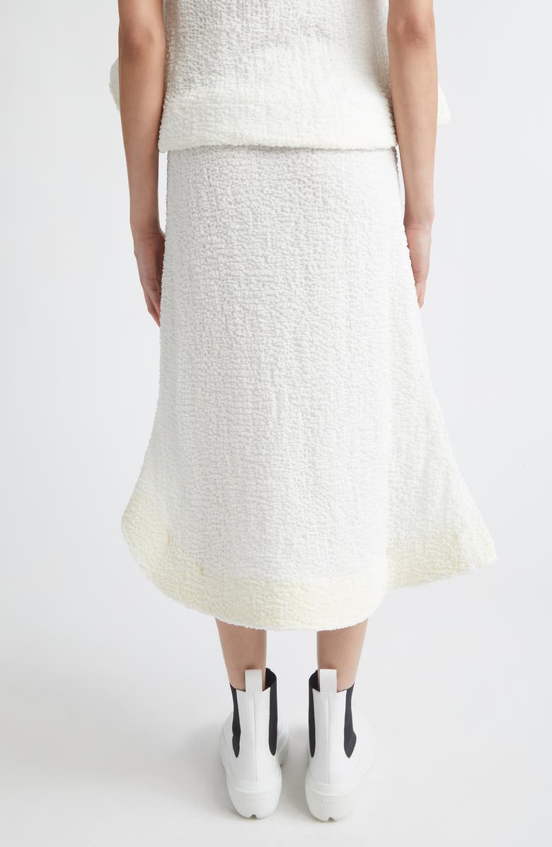 MELITTA BAUMEISTER Wavy Foam Hem Skirt, Alternate, color, White