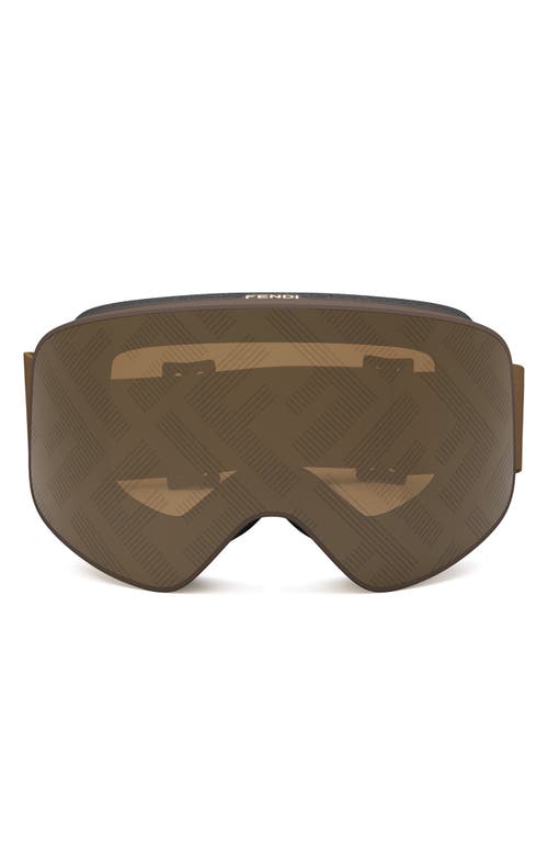 Fendi Ski Mask With Logo Mirrored Lens