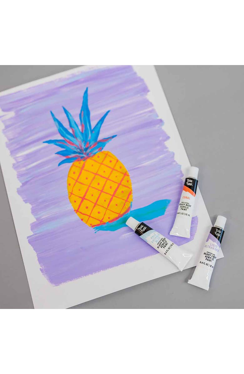 Brea Reese Professional Heavy Body Acrylic Paint Set, Pastel Colors, Alternate, color, 