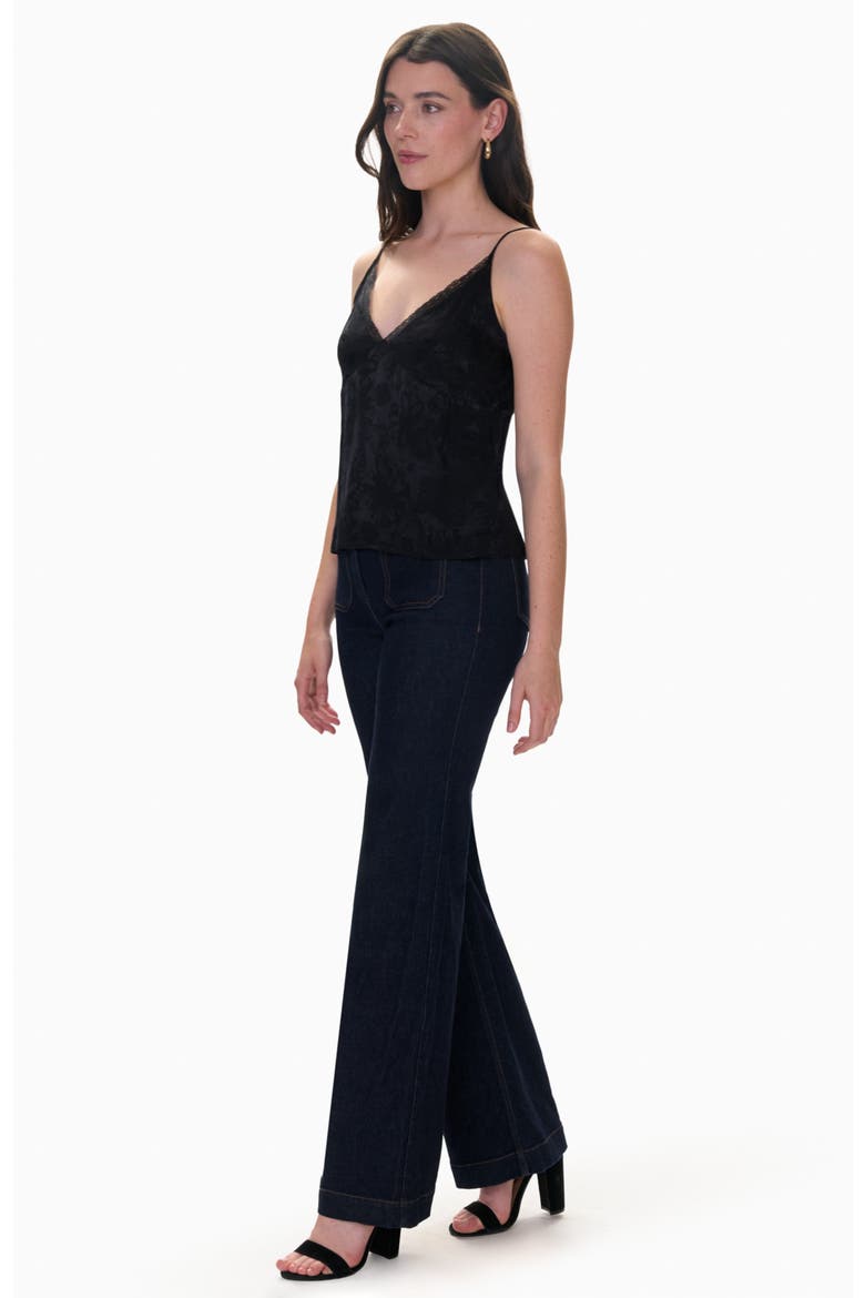 Amber Jacquard Cami, Alternate, color, Noir
