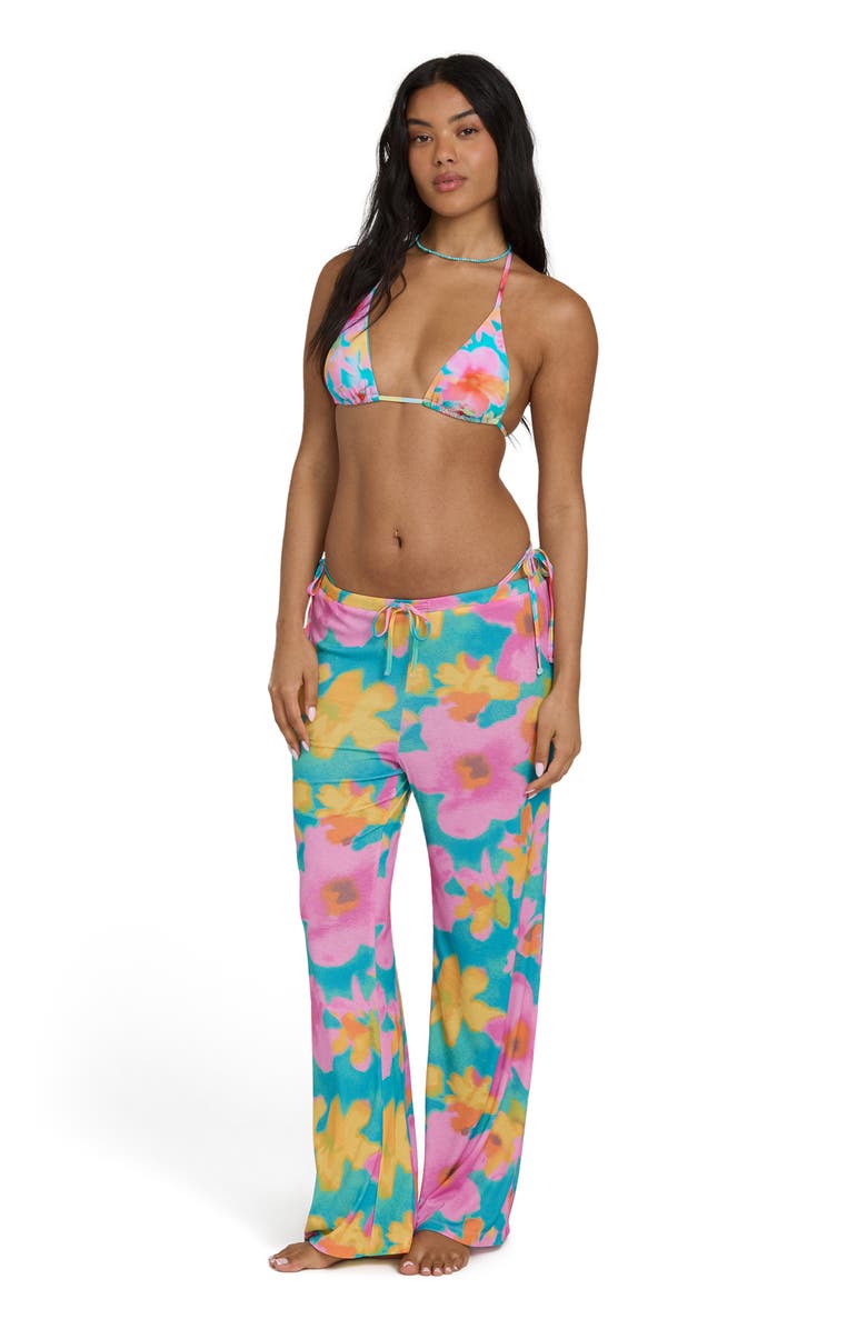 Billabong Lookin' Fresh Print Cover-Up Pants, Alternate, color, Ocean Spray