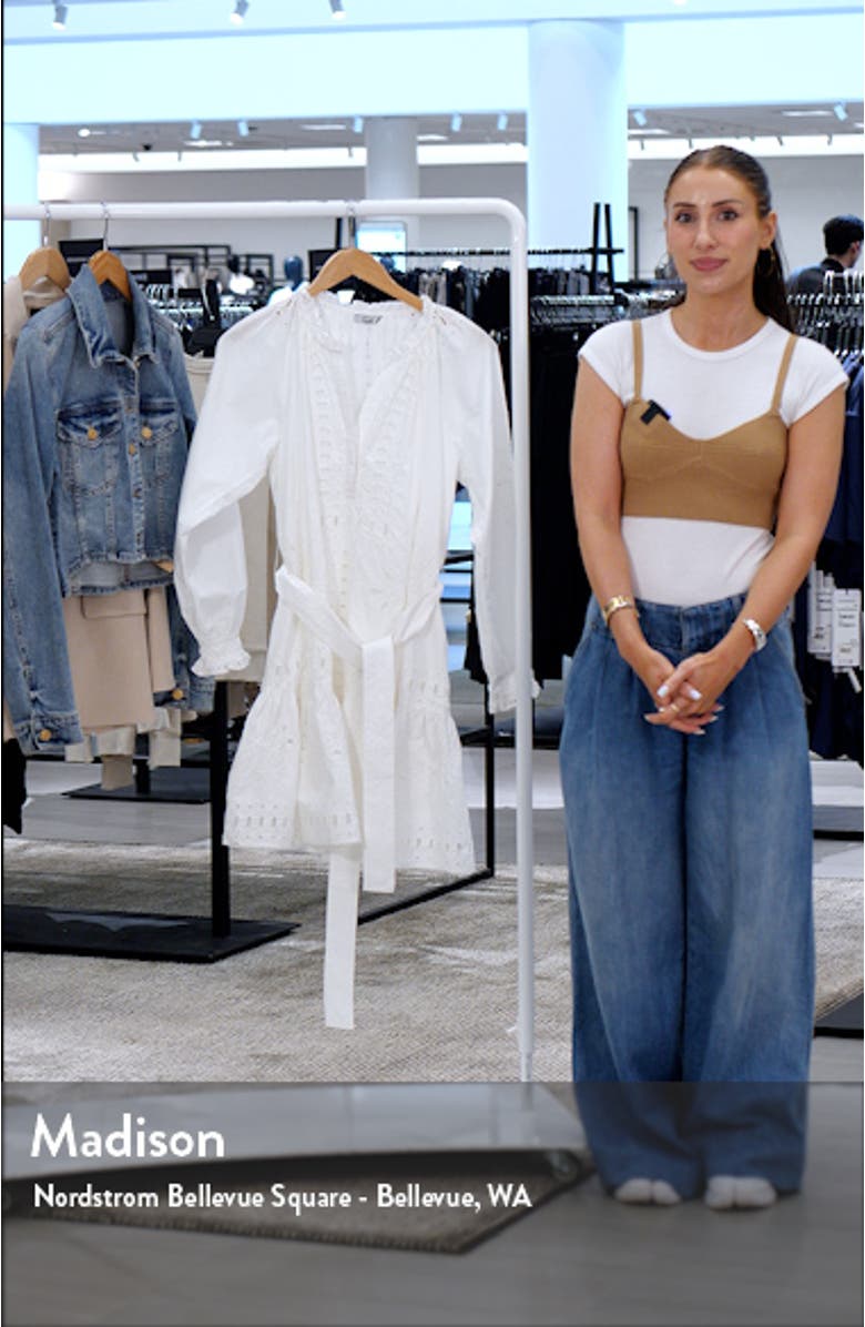 Saylor Cotton Wrap Dress, sales video thumbnail