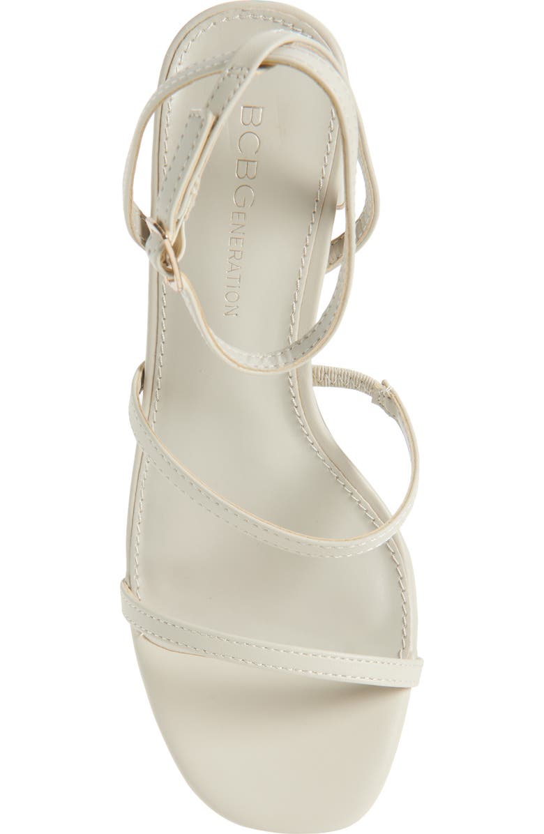 BCBGeneration Lissena Ankle Strap Platform Sandal, Alternate, color, Stone