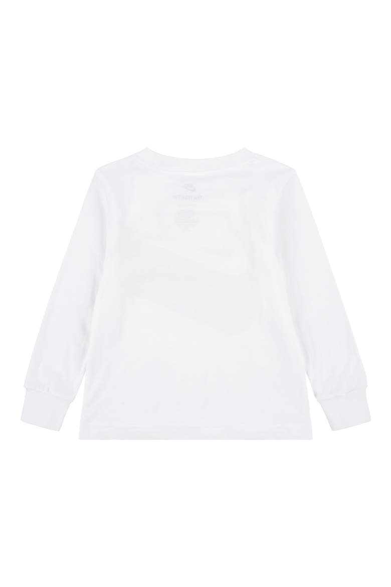 Kids' 3D Camo Futura Logo Graphic Long Sleeve T-Shirt, Alternate, color, WHITE