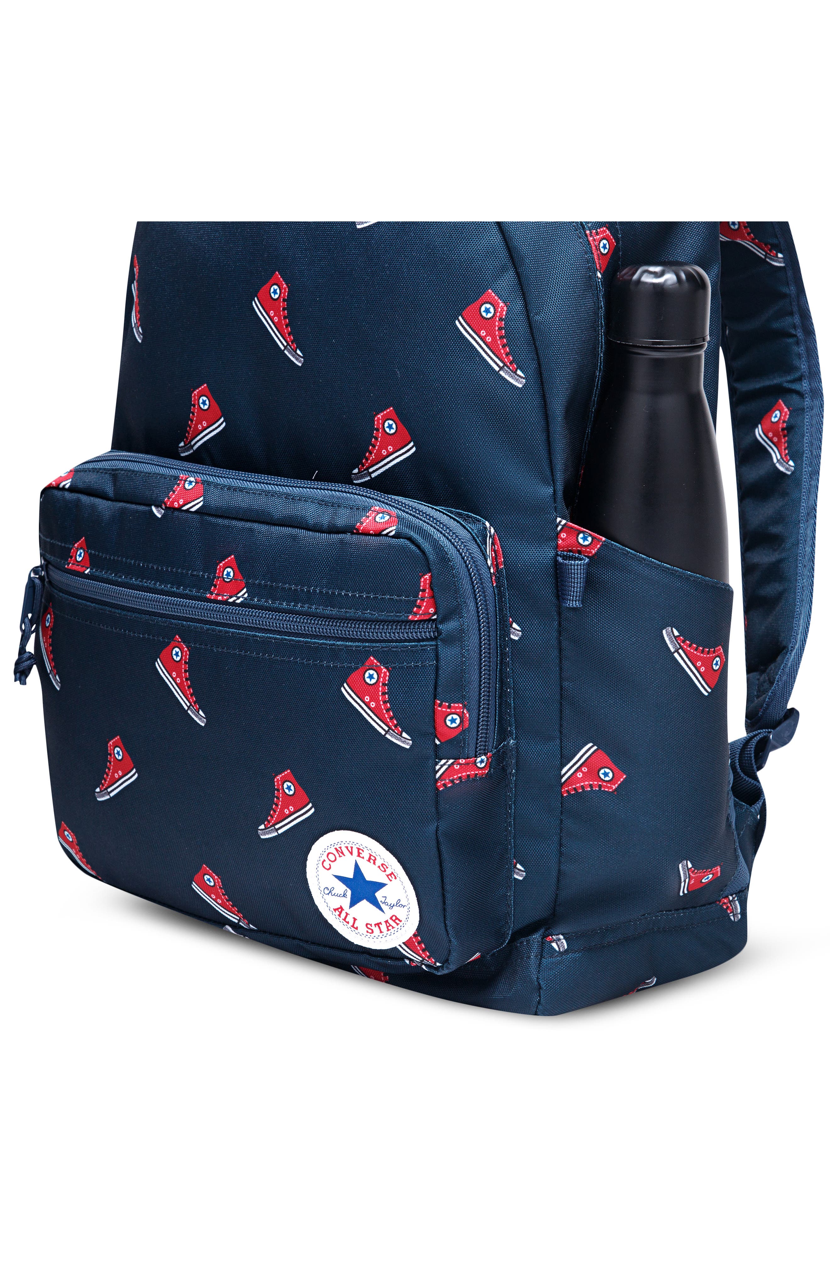 Converse Go 2 Backpack, Alternate, color, Converse Navy/ Converse Red