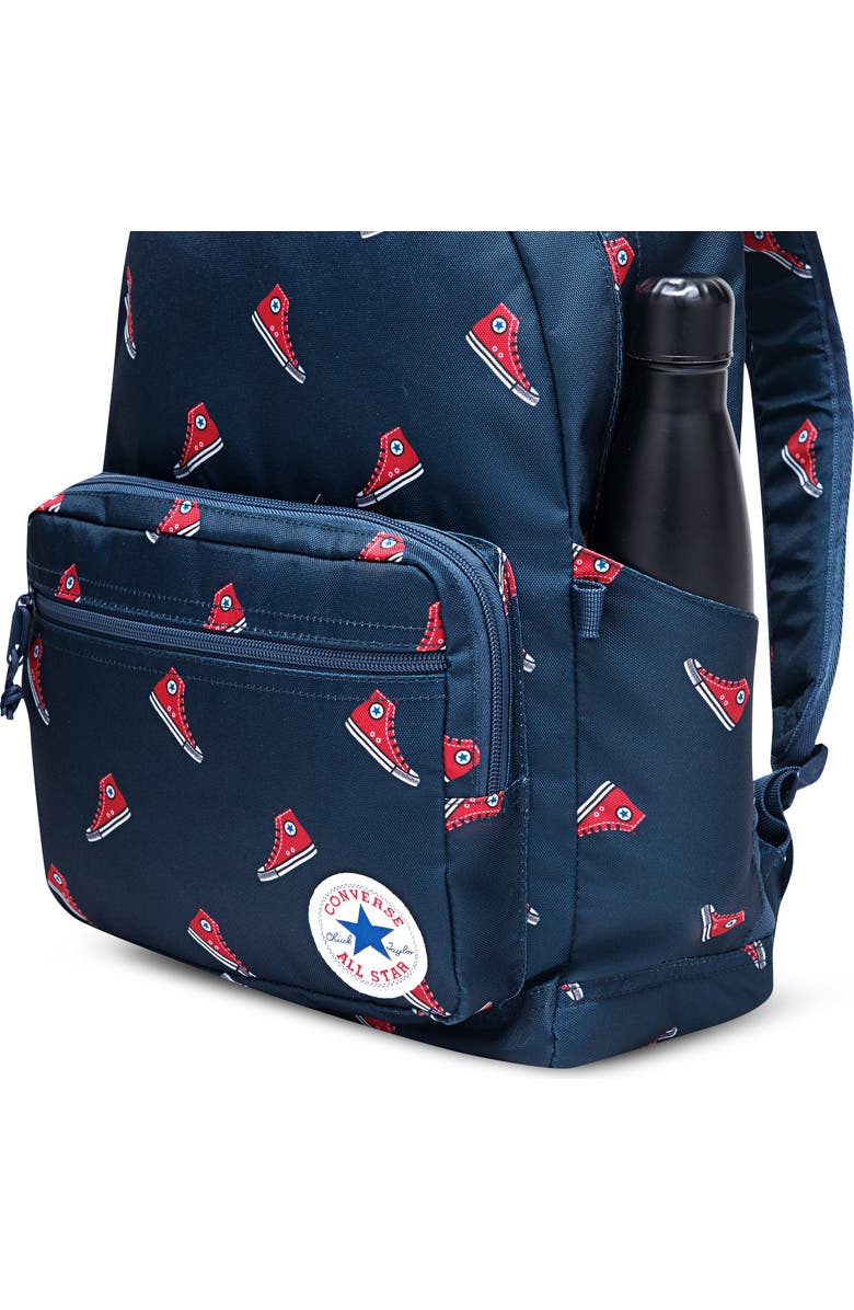 Converse Go 2 Backpack, Alternate, color, Converse Navy/ Converse Red