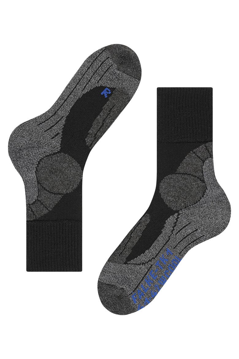 TK1 Adventure Cool Hiking Socks, Alternate, color, Black-Mix