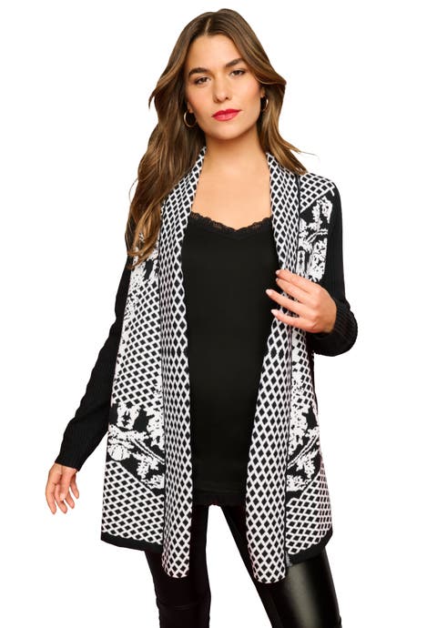 Diamond Cage Cardigan Sweater