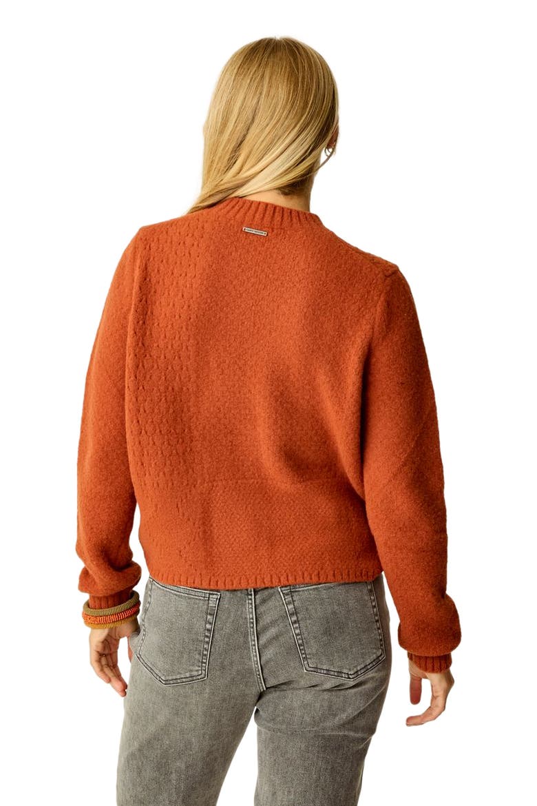 Monroe Stitched Sweater, Alternate, color, Copper