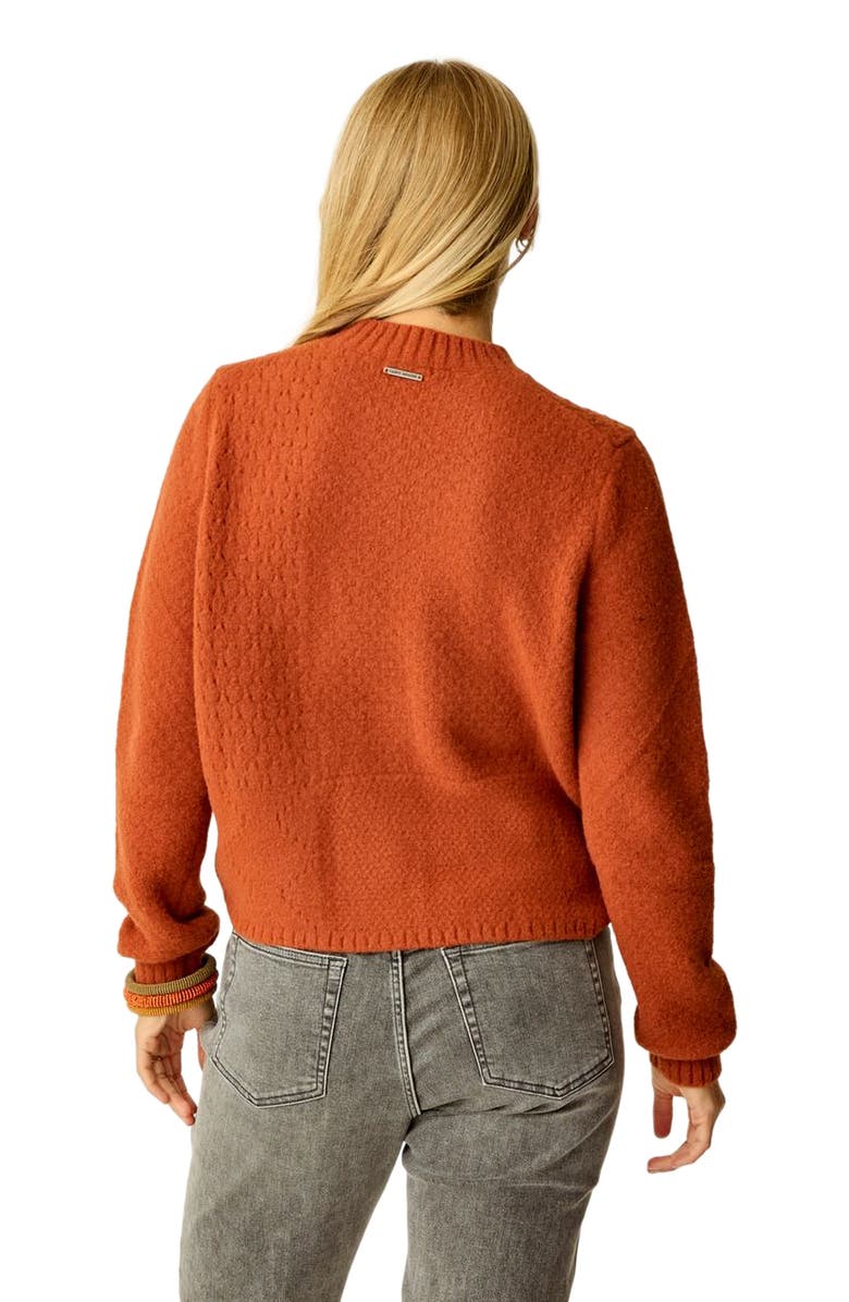 Carve Designs Monroe Stitched Sweater, Alternate, color, Copper