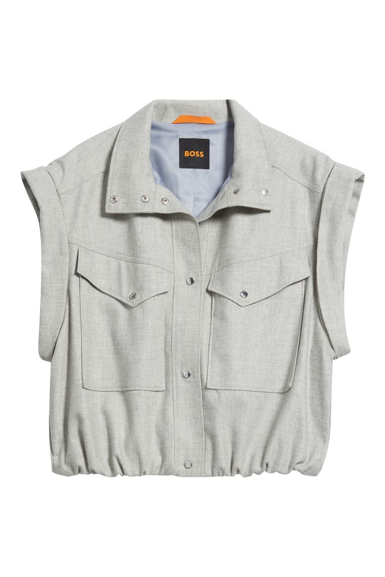 Jaflesti Boxy Vest, Alternate, color, LT PSTL/GY