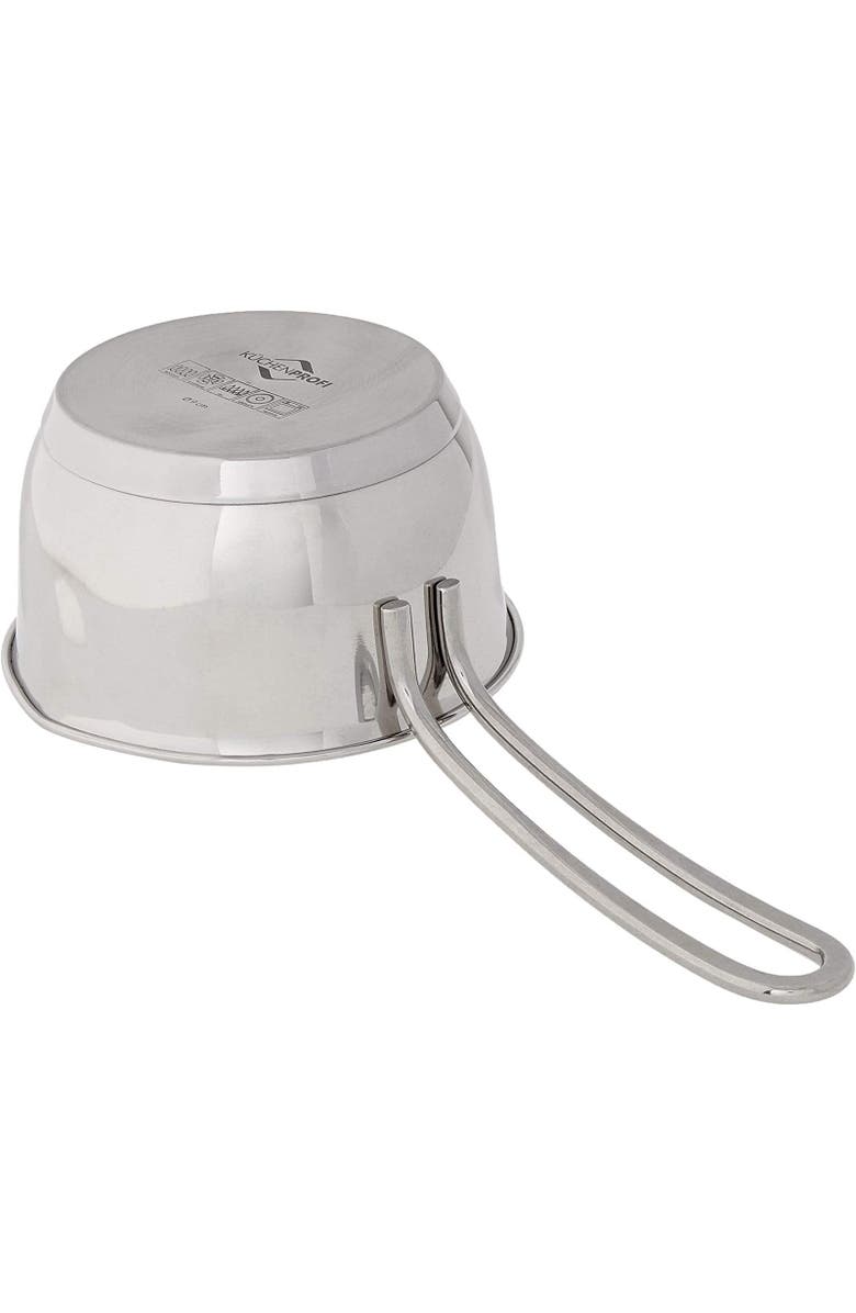 Kuchenprofi Saucepan w/ Clad Bottom, 0.5 qt., 5-Inch Diameter, Alternate, color, Silver