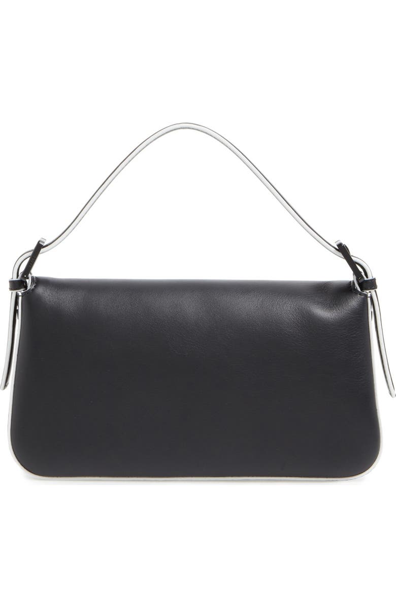 Fendi 'Mini Monster' Leather Baguette, Alternate, color,
