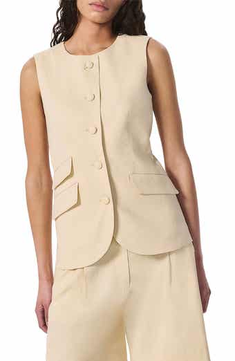 rag & bone Slade Linen Blend Vest