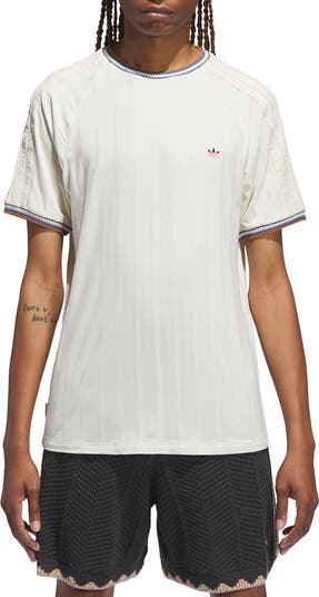 人気 ☆ADIDAS X CLOT☆ RIB T-SHIRT CREAM WHITE adidas Rib T-Shirt x CLOT by Edison Chen | Cream White | SVD USA