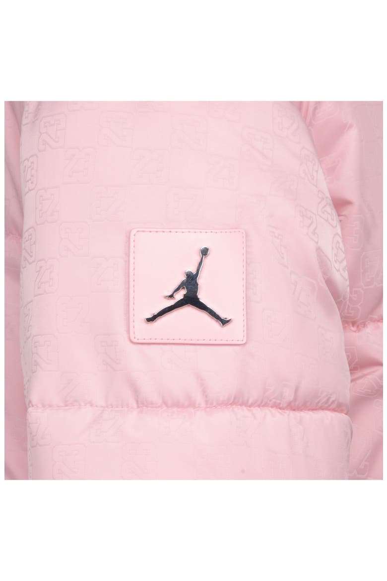 Kids' Hooded Puffer Jacket, Alternate, color, PINK GLAZE