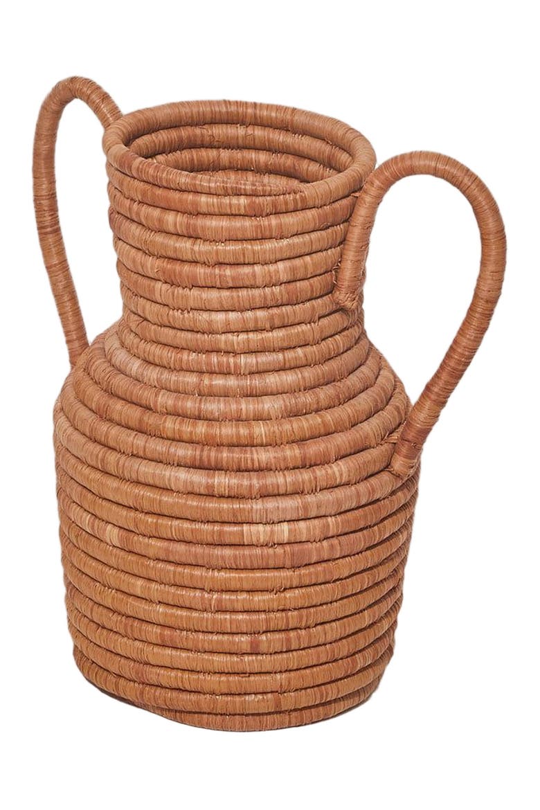 Isi Double Handle Jug, Main, color, Brown