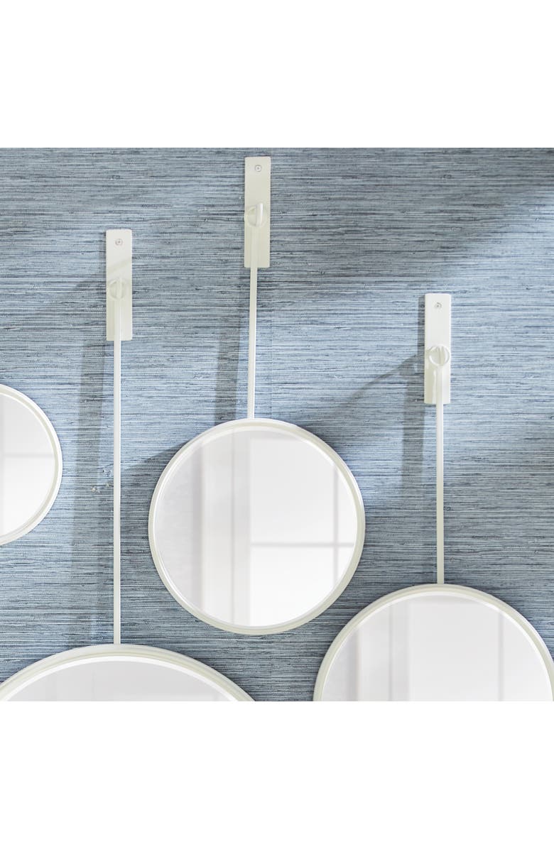 Napa Home & Garden Maison Noir Pendulum Mirrors Set of 5, Alternate, color, White