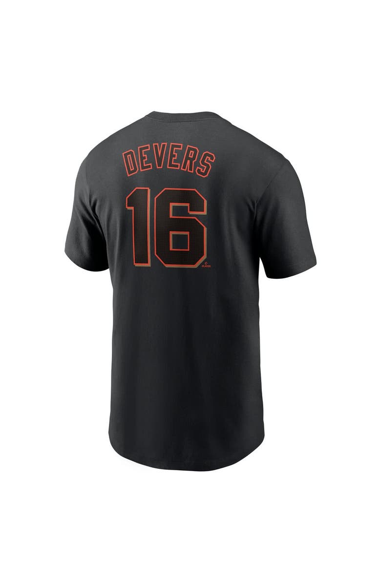 Nike Men's Nike Rafael Devers Black San Francisco Giants Name & Number T-Shirt, Alternate, color, Black