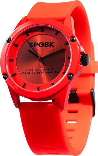 Foxfire Silicone Band Watch, 44mm