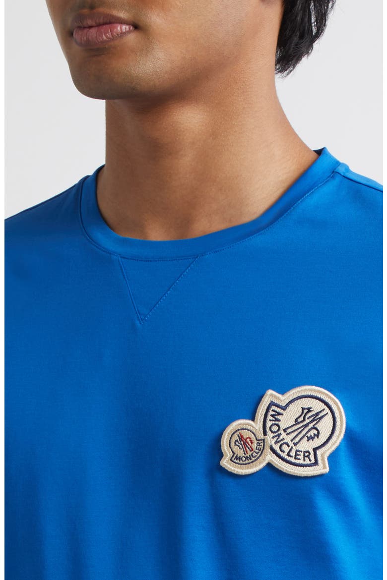 Logo Patch T-Shirt, Alternate, color, BLUETTE