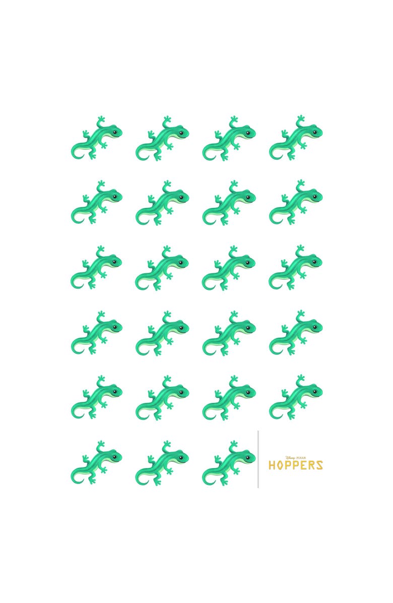 Hoppers Men's Hoppers Tom Lizard Icon Grid  Graphic T-Shirt, Alternate, color, White