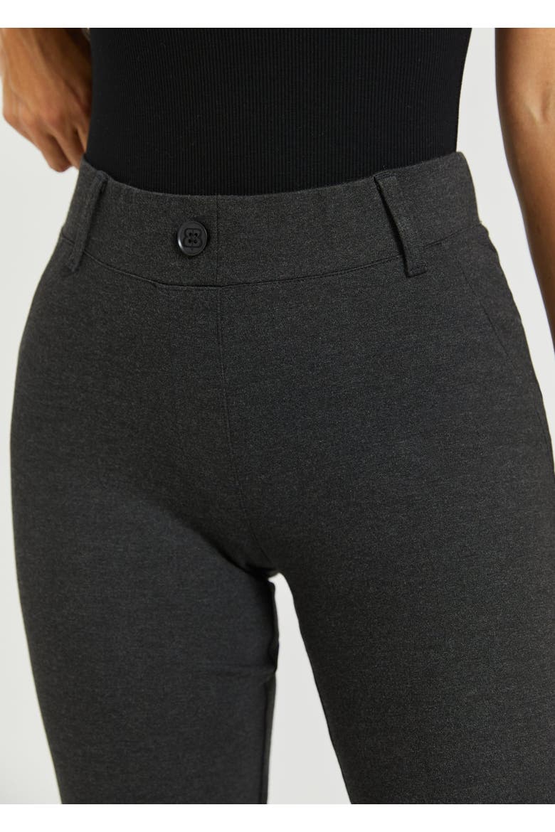 Two Pocket DPYP Dress Pant Yoga Pants Straight Leg, Alternate, color, Charcoal